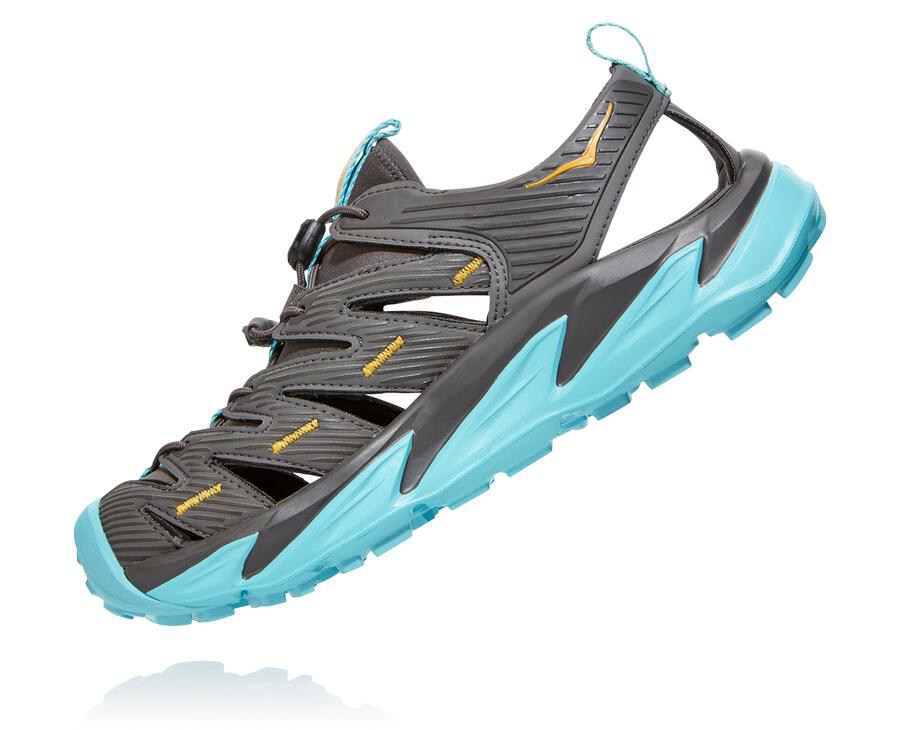 Hoka One One Sandalet Kadın Koyu Gri - Hopara - MA8561473